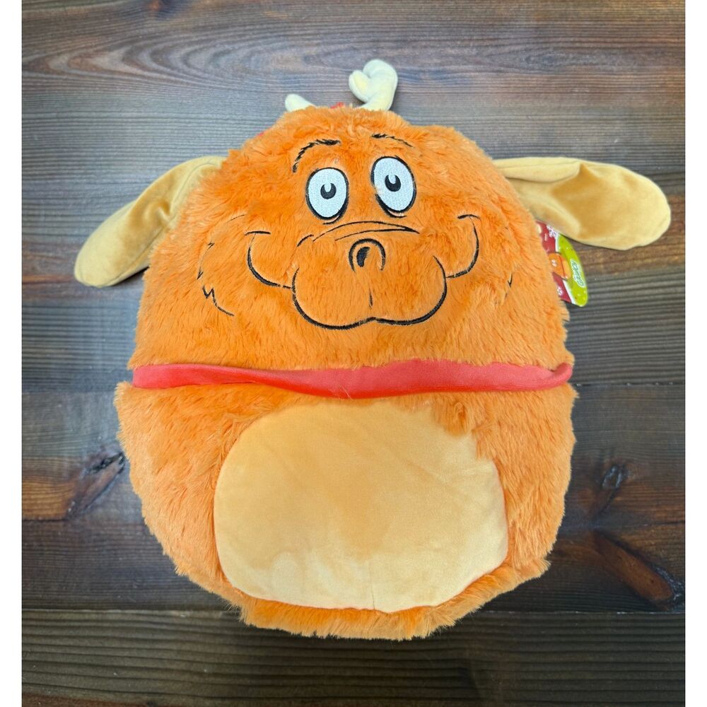 Squishmallows 12" Fuzz-A-Mallow Max the Dog from Grinch Fuzzy Plush - NEW